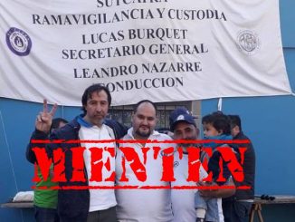 leandro nazarre les mintió a los trabajadores de vigilancia