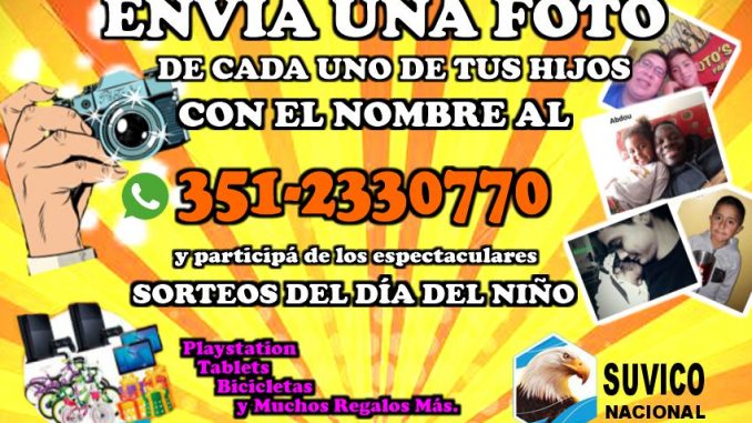 como participar de los sorteos del día de niño