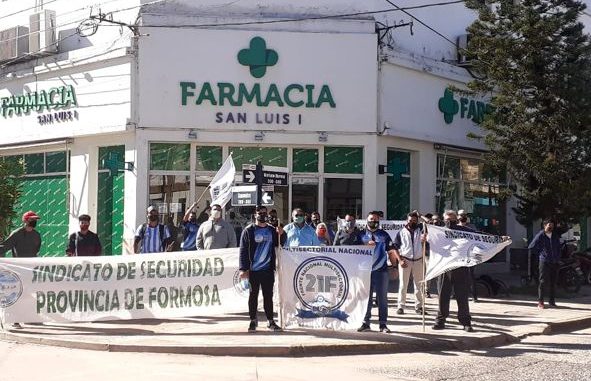 movilización de vigiladores en formosa