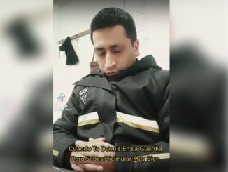 un vigilador viralizo un tik tok