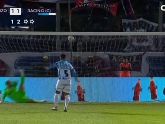 racing de córdoba le gano a san lorenzo con un penal que rompió la red