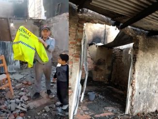 llamado a la solidaridad para un vigilador que perdió todo con el incendio de su casa