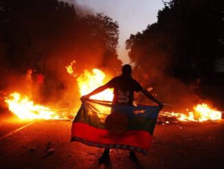 vigilador atacado por un grupo de mapuches