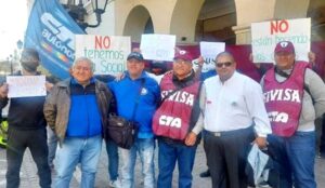 protesta de vigiladores en salta