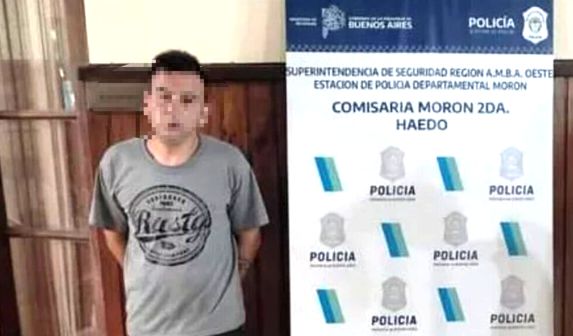 vigilador detenido por marcar las casas de los vecinos