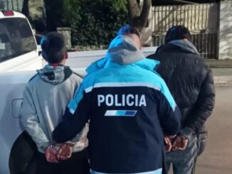 dos vigiladores detenidos por robo