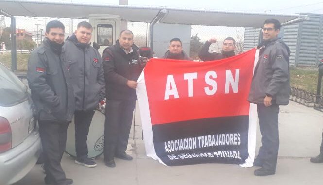 protesta del sindicato atsnr en neuquén