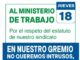 movilización al ministerio de trabajo