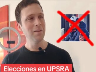 INVITA A NO VOTAR A LA LISTA DE CHRISTIAN LOPEZ