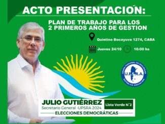 acto de presentación de lista 2 verde julio Gutiérrez