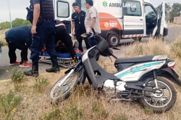 VIGILADOR SUFRE ACCIDENTE DE MOTO Y SE ENCUENTRA EN ESTADO DELICADO