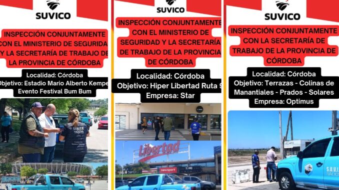 inspecciones de suvico en época de vacaciones