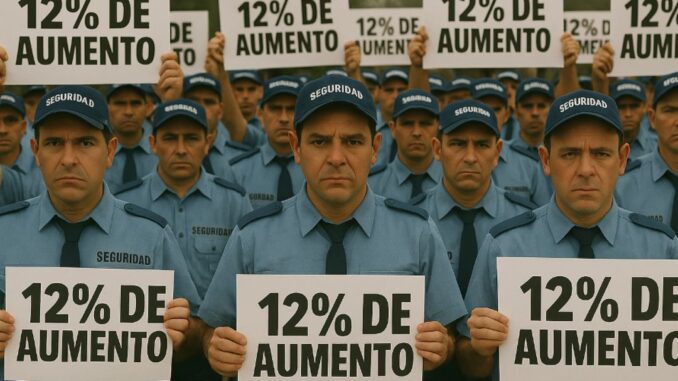 En medio de las tensiones salariales que atraviesan distintos sectores laborales del país, trascendió que los gremios más combativos de la seguridad privada están exigiendo un aumento del 12% para el mes de junio.