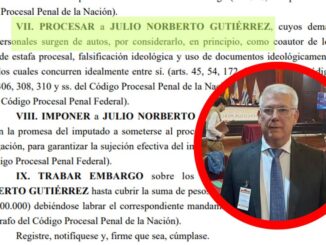 En las últimas horas se agravó la situación judicial del presidente de la Federación de Sindicatos de Vigiladores, luego de que se viralizara documentación que daría cuenta de un procesamiento y embargo contra Julio Gutiérrez por una presunta maniobra fraudulenta de gran magnitud, estimada en alrededor de 720 mil millones de pesos.