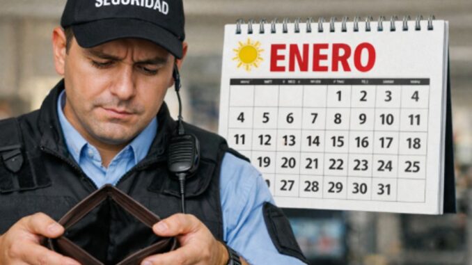 El inicio del año llega sin aumento salarial para los vigiladores, luego de que no se alcanzara un acuerdo definitivo por el nuevo tramo de recomposición de haberes en el sector de la seguridad privada.