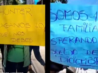 El conflicto laboral en la provincia de San Juan continúa sin resolverse. Ex vigiladores de la empresa Hunter aseguraron que no hubo acuerdo alguno y que, ante la falta de respuestas, se autoconvocaron e iniciaron una protesta en las oficinas de la firma.