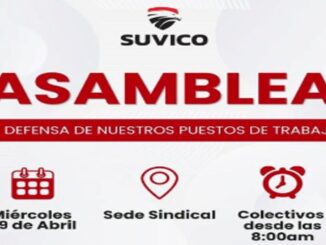 El sindicato de vigiladores SUVICO convocó a todos sus afiliados a participar de una asamblea multitudinaria que se llevará a cabo el próximo 29 de abril. La convocatoria tiene como eje central la defensa de los puestos de trabajo en un contexto que, según indicaron desde la conducción gremial, resulta cada vez más complejo para el sector.