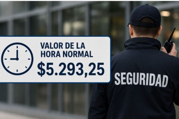 ¿A CUÁNTO SE FUE EL VALOR DE LA HORA DE UN VIGILADOR EN ABRIL DE 2026?