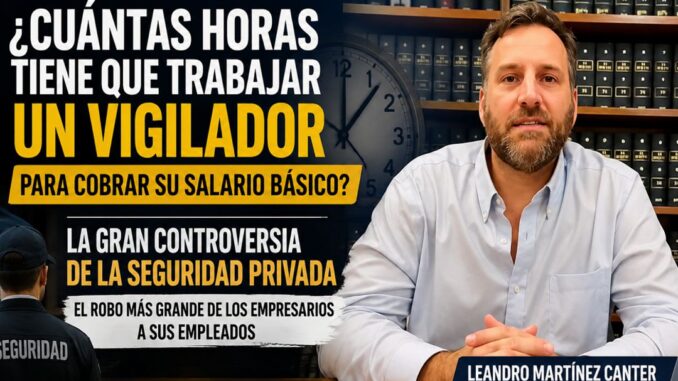Una fuerte controversia vuelve a poner en el centro de la escena a las empresas de seguridad privada y las condiciones laborales de miles de vigiladores en todo el país. El debate gira en torno a la cantidad de horas que muchas compañías exigen trabajar para poder cobrar el salario básico completo.