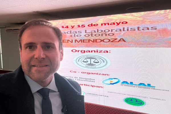 EL EQUIPO DEL “ABOGADO DE LOS VIGILADORES” DIJO PRESENTE EN LAS JORNADAS LABORALISTAS DE OTOÑO EN MENDOZA 2026