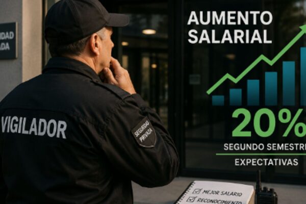 ¿UN 20% DE AUMENTO PARA LOS VIGILADORES EN EL SEGUNDO SEMESTRE?