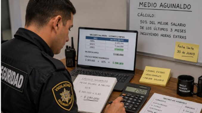 Con la llegada de junio, miles de trabajadores de la seguridad privada comienzan a consultar sobre el cobro del Sueldo Anual Complementario (SAC), más conocido como medio aguinaldo. Desde el estudio jurídico Martínez Canter, encabezado por el abogado de los vigiladores, Leandro Martínez Canter, brindaron una serie de precisiones para evitar confusiones y garantizar que los trabajadores conozcan sus derechos.