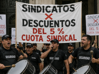 Con el nuevo esquema, todos los vigiladores encuadrados dentro de un Convenio Colectivo de Trabajo deberán realizar un aporte solidario obligatorio del 2% destinado al sindicato con personería gremial que negocia y firma las paritarias del sector. Este aporte alcanza a todos los trabajadores comprendidos en el convenio colectivo, estén o no afiliados a un sindicato.