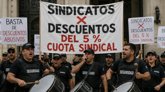 Con el nuevo esquema, todos los vigiladores encuadrados dentro de un Convenio Colectivo de Trabajo deberán realizar un aporte solidario obligatorio del 2% destinado al sindicato con personería gremial que negocia y firma las paritarias del sector. Este aporte alcanza a todos los trabajadores comprendidos en el convenio colectivo, estén o no afiliados a un sindicato.